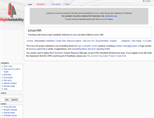 Tablet Screenshot of linux-ha.org